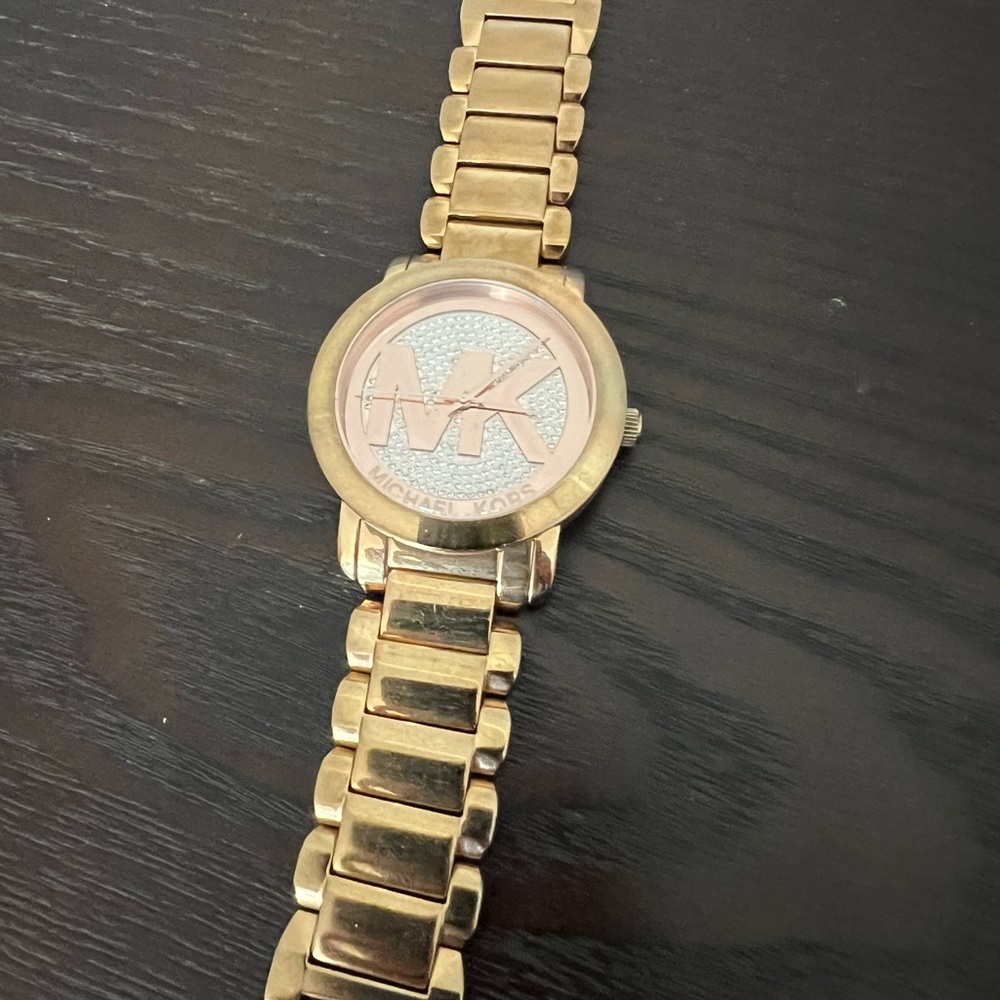 Michael Kors Gold and Silver Watch